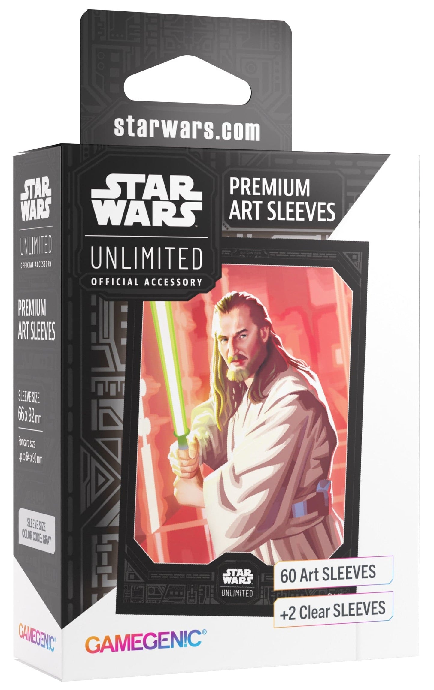 Star Wars: Unlimited | Premium Art Sleeves - Qui-Gon Jinn