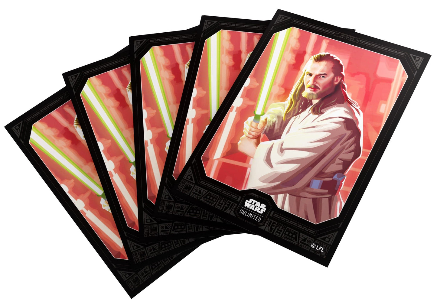 Star Wars: Unlimited | Premium Art Sleeves - Qui-Gon Jinn