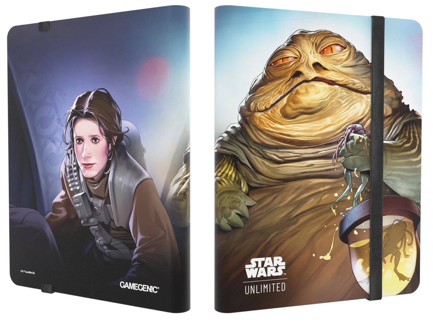 Gamegenic | Star Wars: Unlimited Casual Album 18-Pocket | Leia Organa/Jabba the Hutt