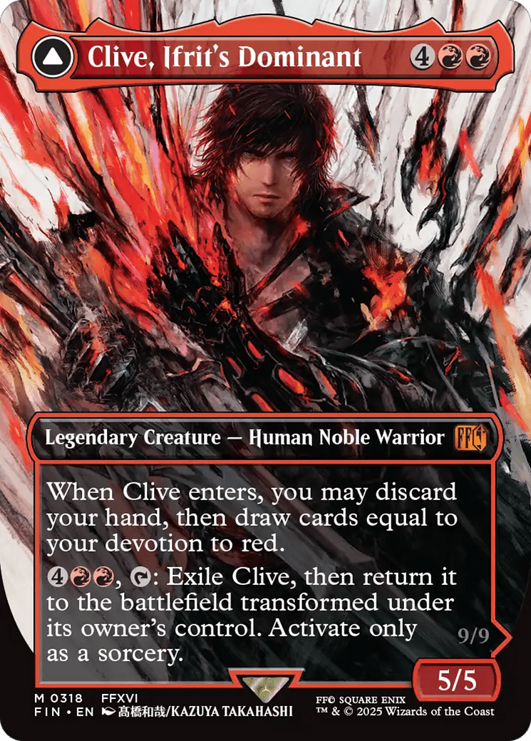 Clive, Ifrit's Dominant (Borderless) (0318) (318) [FINAL FANTASY]  Foil