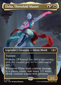 Elsha, Threefold Master 2 (Commander: Tarkir: Dragonstorm)  - Borderless Foil