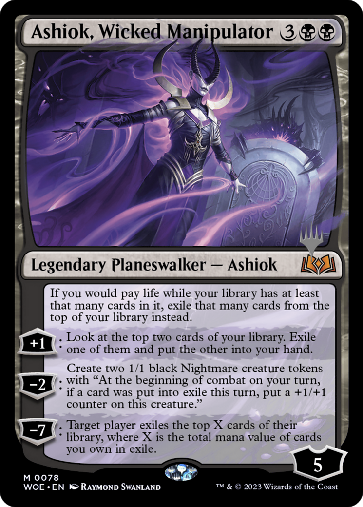 Ashiok, Wicked Manipulator (Promo Pack) [Wilds of Eldraine Promos] Foil