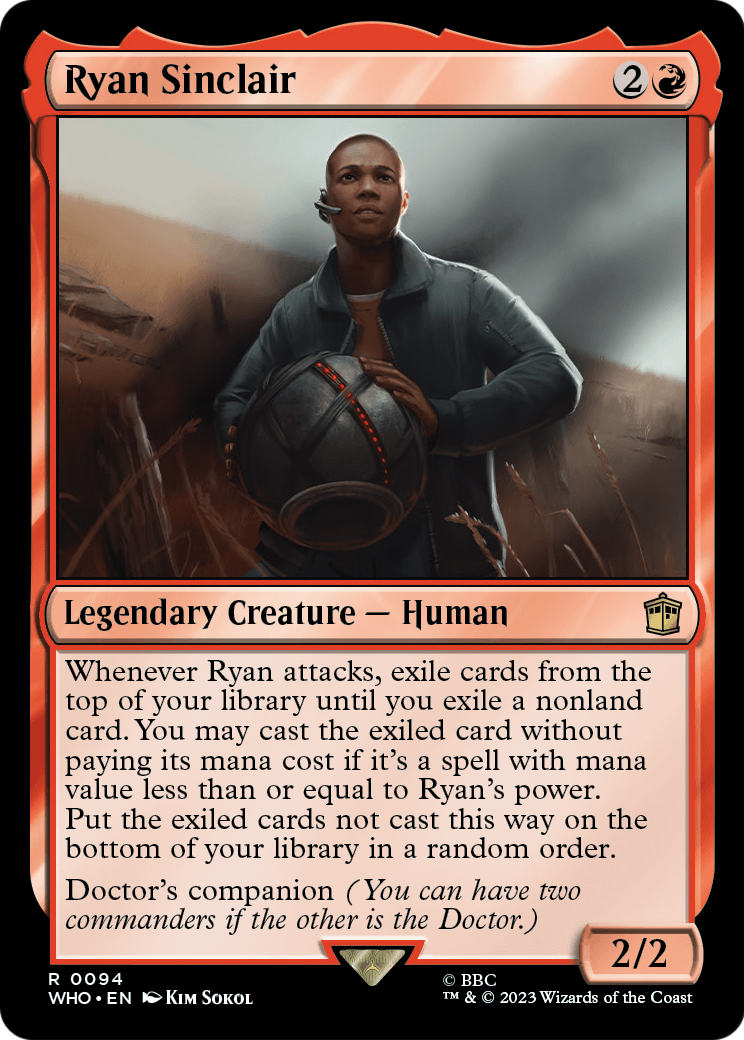 Ryan Sinclair [Doctor Who] Foil