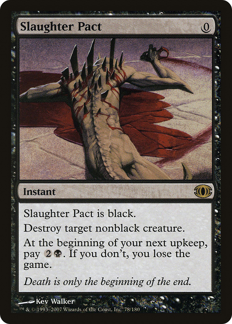 Slaughter Pact [Future Sight] Foil