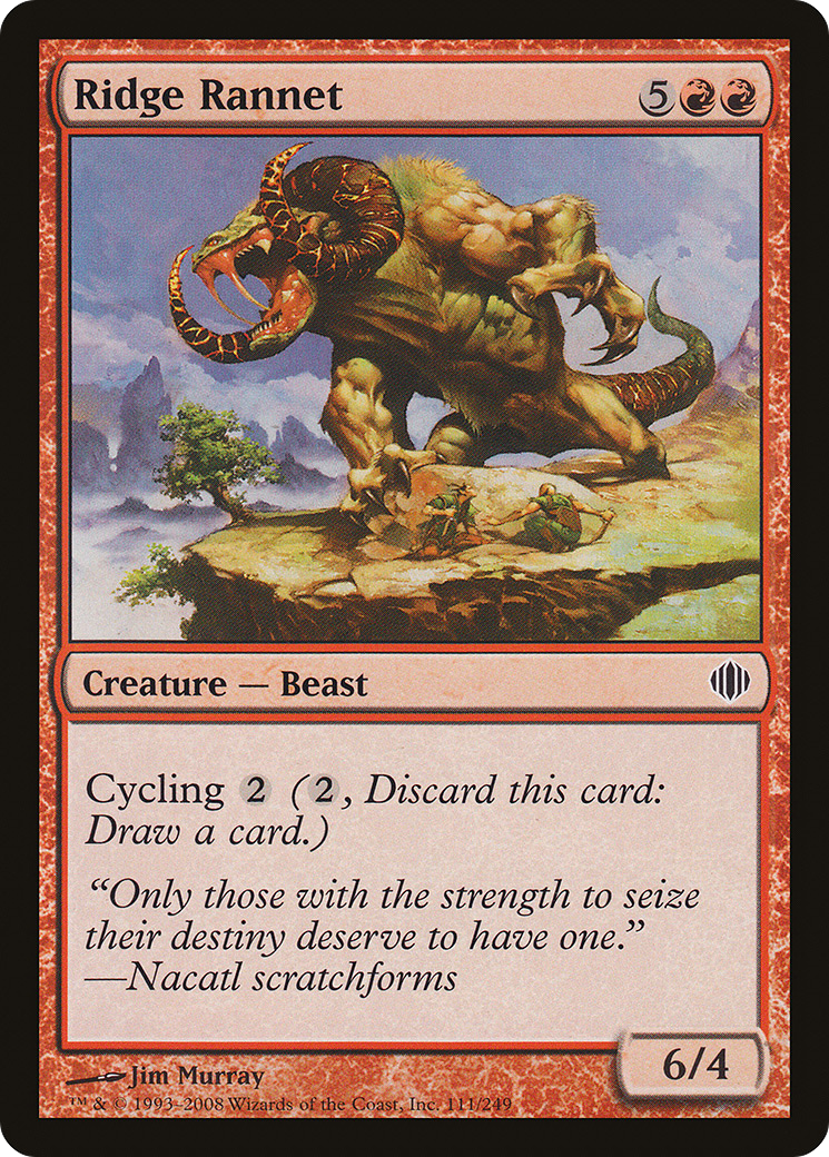 Ridge Rannet [Shards of Alara] Foil