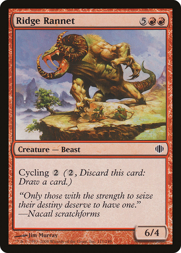 Ridge Rannet [Shards of Alara] Foil
