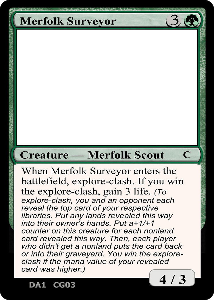 Merfolk Surveyor (DA1-CG03D) - Unknown Event