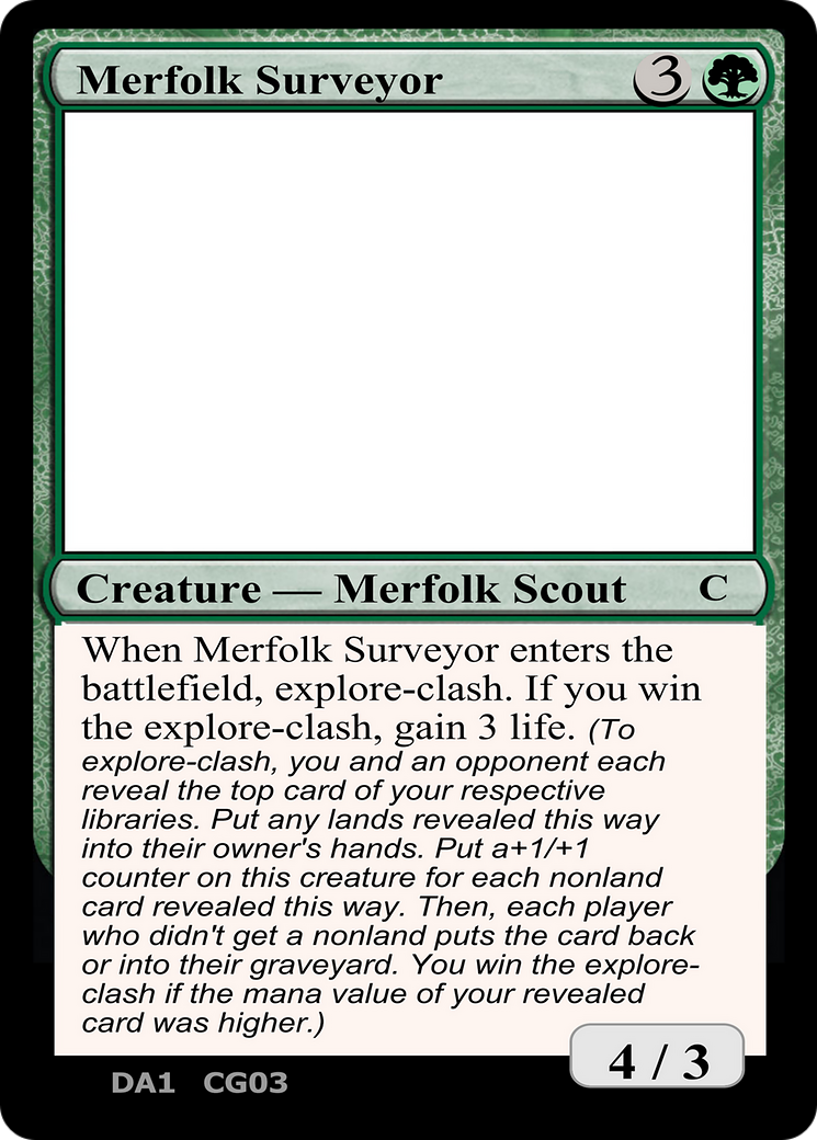 Merfolk Surveyor (DA1-CG03D) - Unknown Event