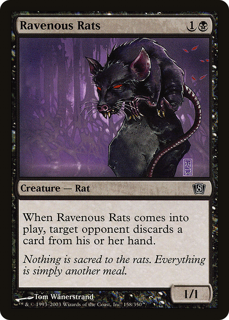 Ravenous Rats [Eighth Edition] Foil