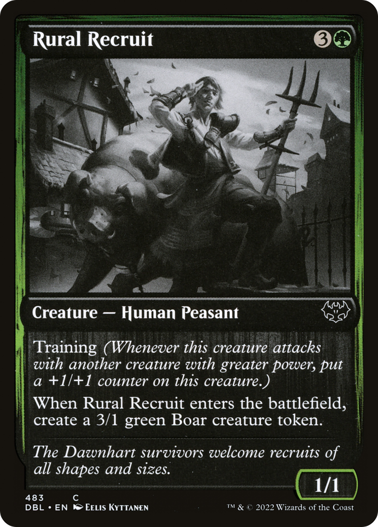 Rural Recruit [Innistrad: Double Feature] Foil