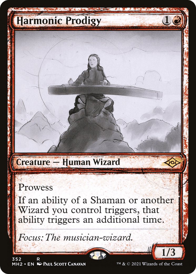 Harmonic Prodigy (Sketch) [Modern Horizons 2] Foil