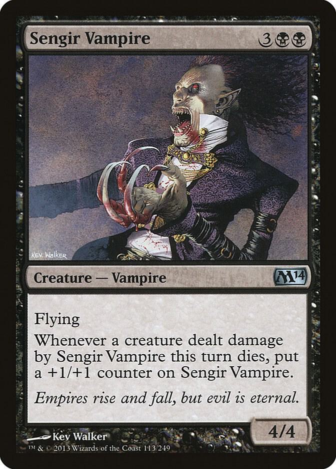 Sengir Vampire 113/249 (Magic 2014 (M14))  - Foil