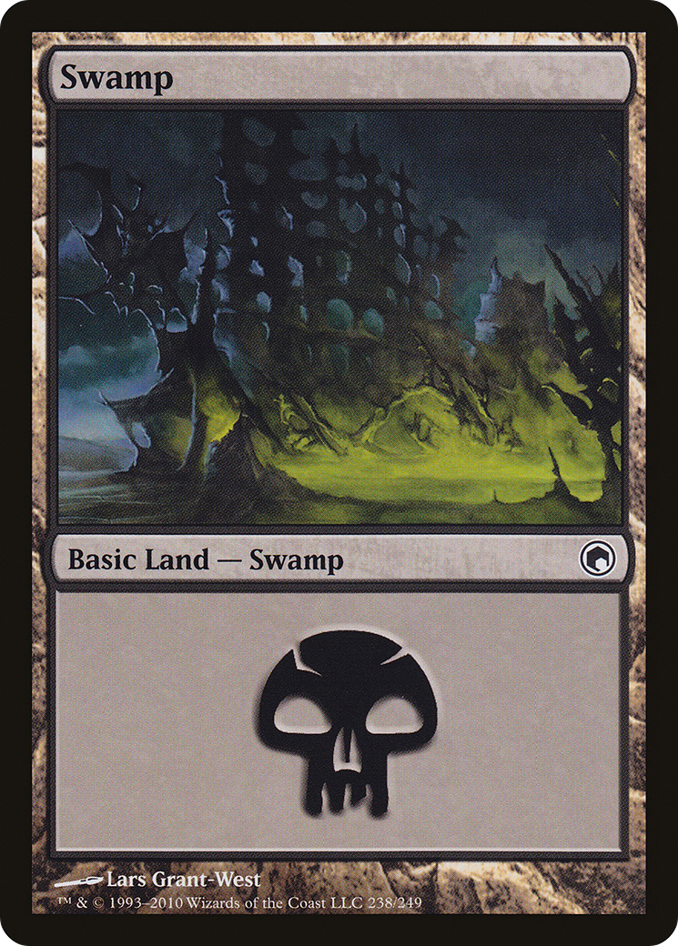 Swamp (238) [Scars of Mirrodin] Foil