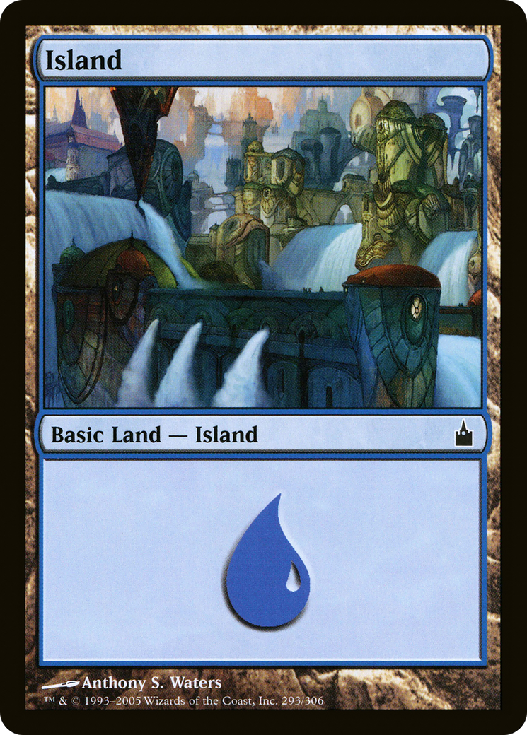 Island (293) [Ravnica: City of Guilds] Foil