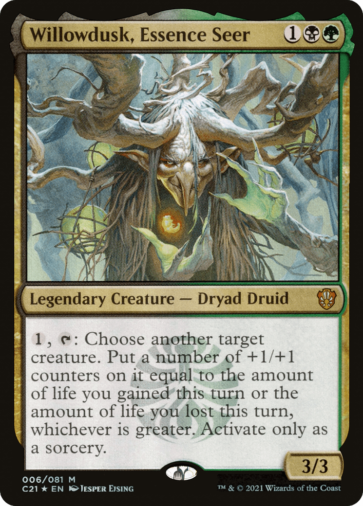 Willowdusk, Essence Seer [Commander 2021]