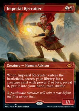 Imperial Recruiter (Borderless Alternate Art) [Modern Horizons 2] Foil
