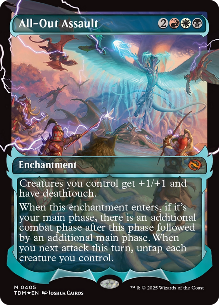 All-Out Assault (Showcase) (405) [Tarkir: Dragonstorm]  Foil