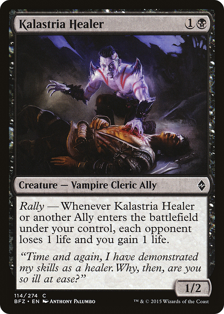 Kalastria Healer [Battle for Zendikar] Foil