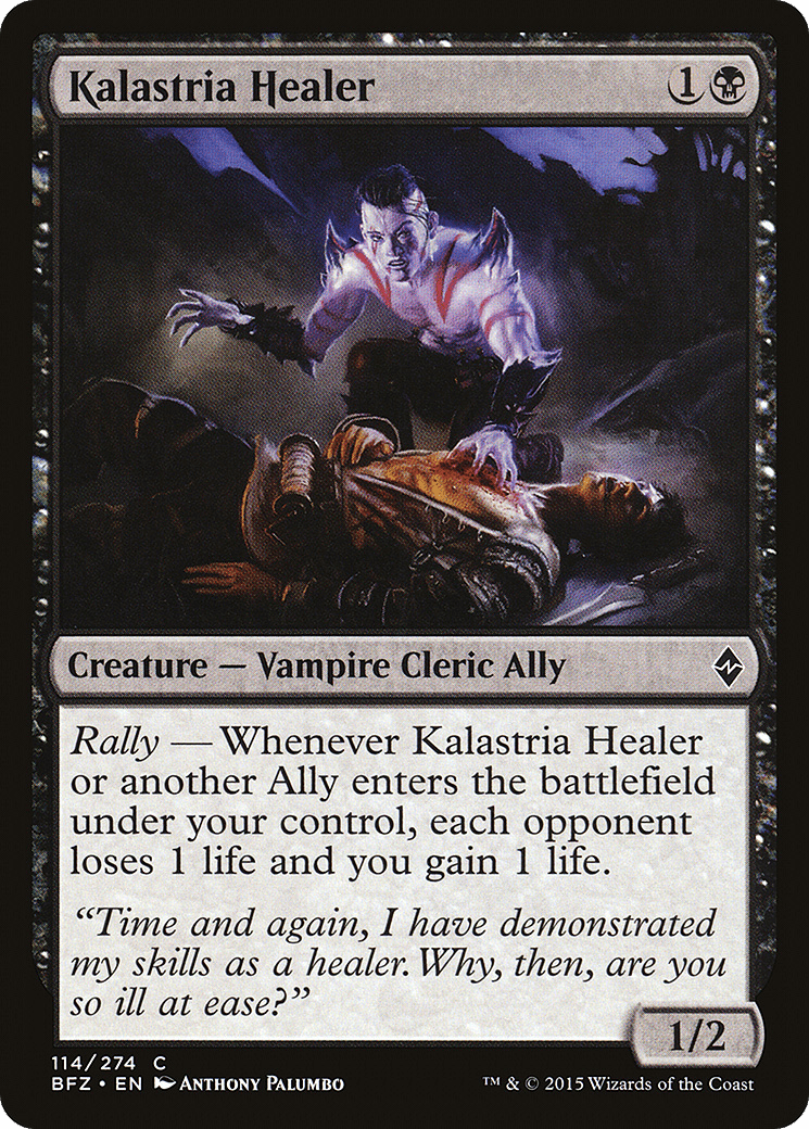Kalastria Healer [Battle for Zendikar] Foil