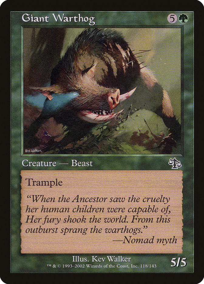 Giant Warthog 118/143 (Judgment) 