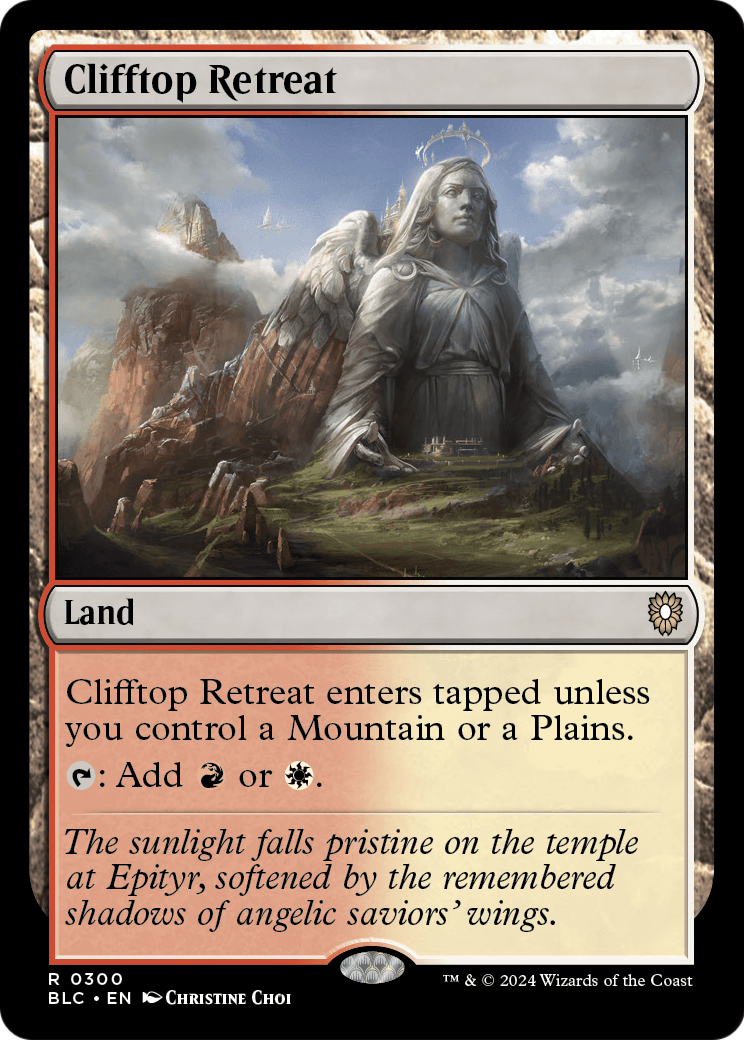 Clifftop Retreat [Bloomburrow Commander]