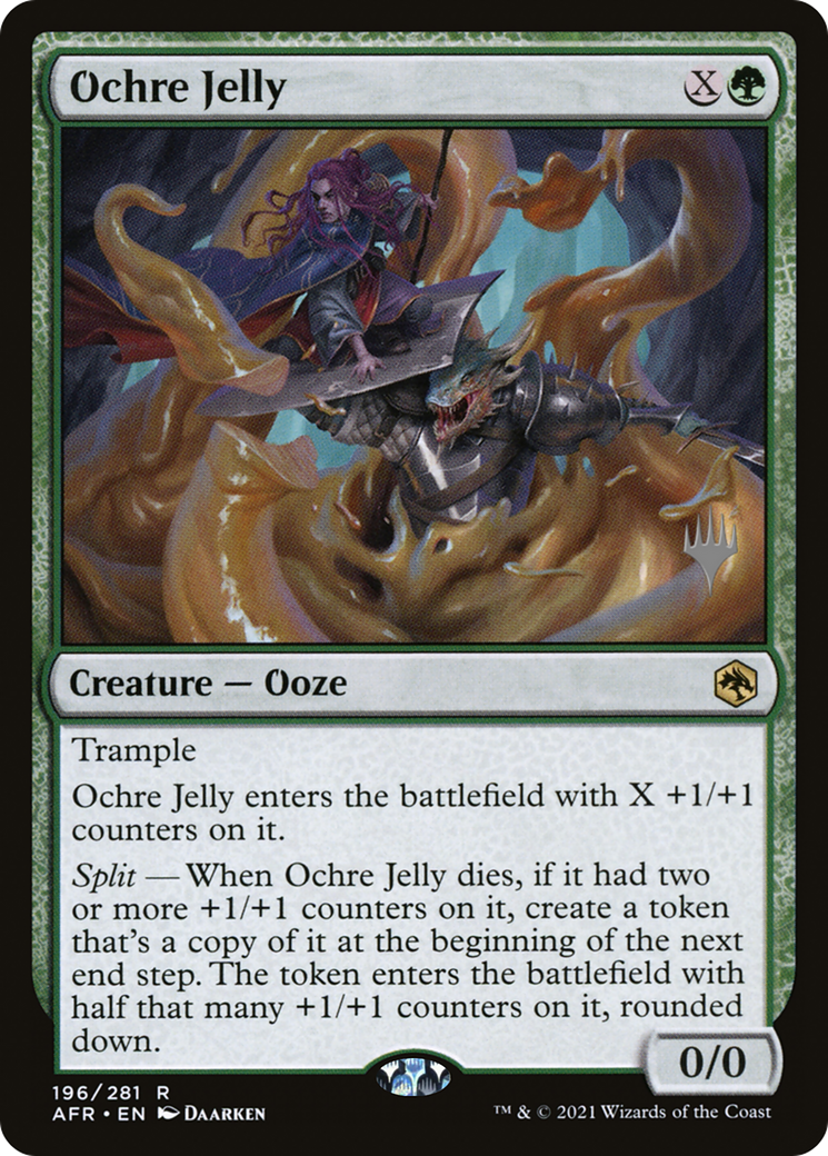 Ochre Jelly (Promo Pack) [Dungeons & Dragons: Adventures in the Forgotten Realms Promos] Foil