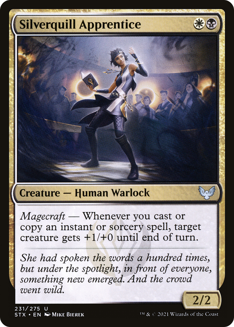 Silverquill Apprentice [Strixhaven: School of Mages] Foil