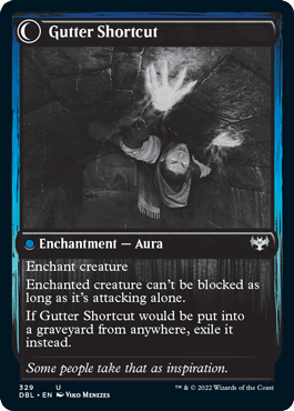Gutter Skulker // Gutter Shortcut [Innistrad: Double Feature] Foil