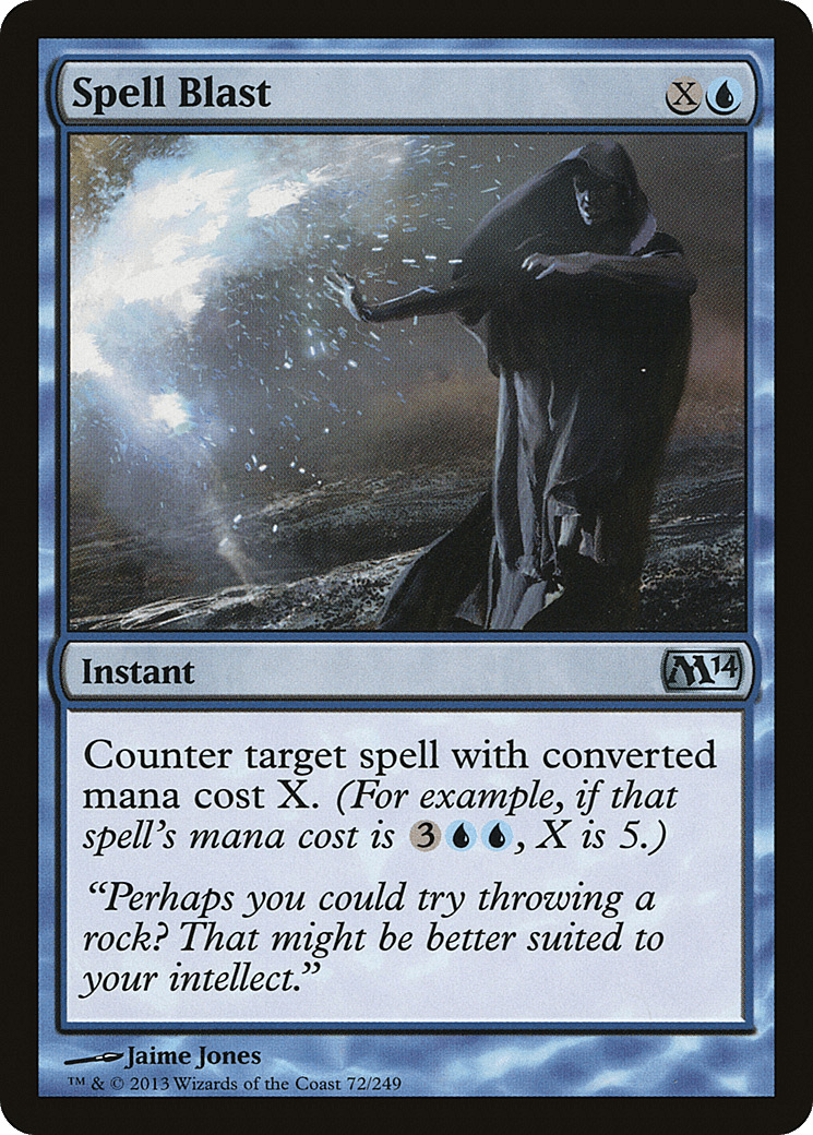 Spell Blast [Magic 2014] Foil