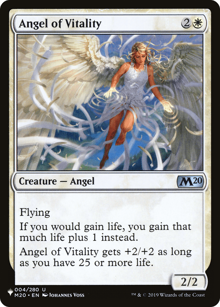 Angel of Vitality |  Foil (M20-4) [The List]