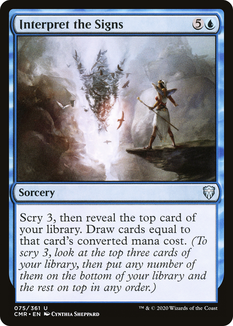 Interpret the Signs [Commander Legends] Foil