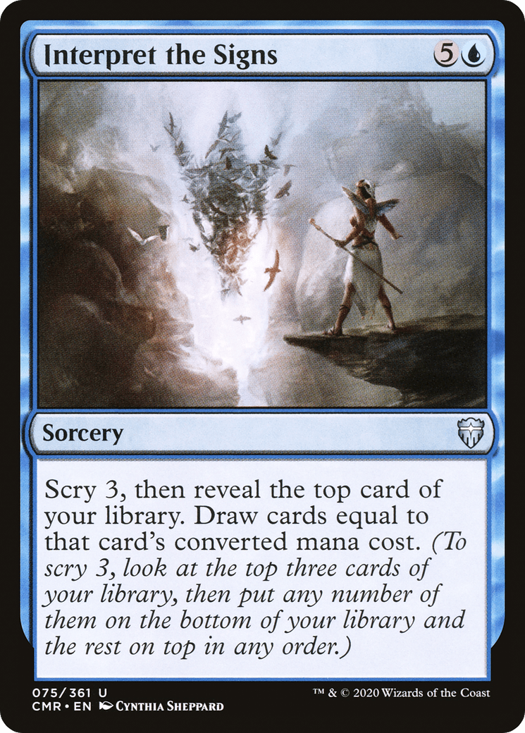 Interpret the Signs [Commander Legends] Foil