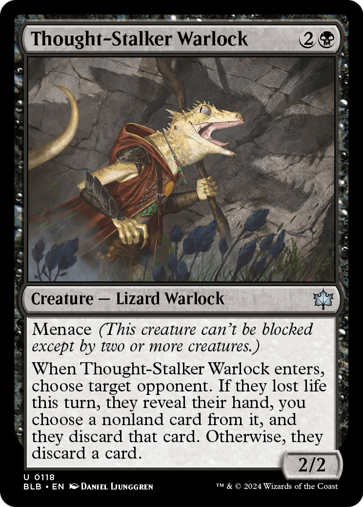 Thought-Stalker Warlock [Bloomburrow] Foil