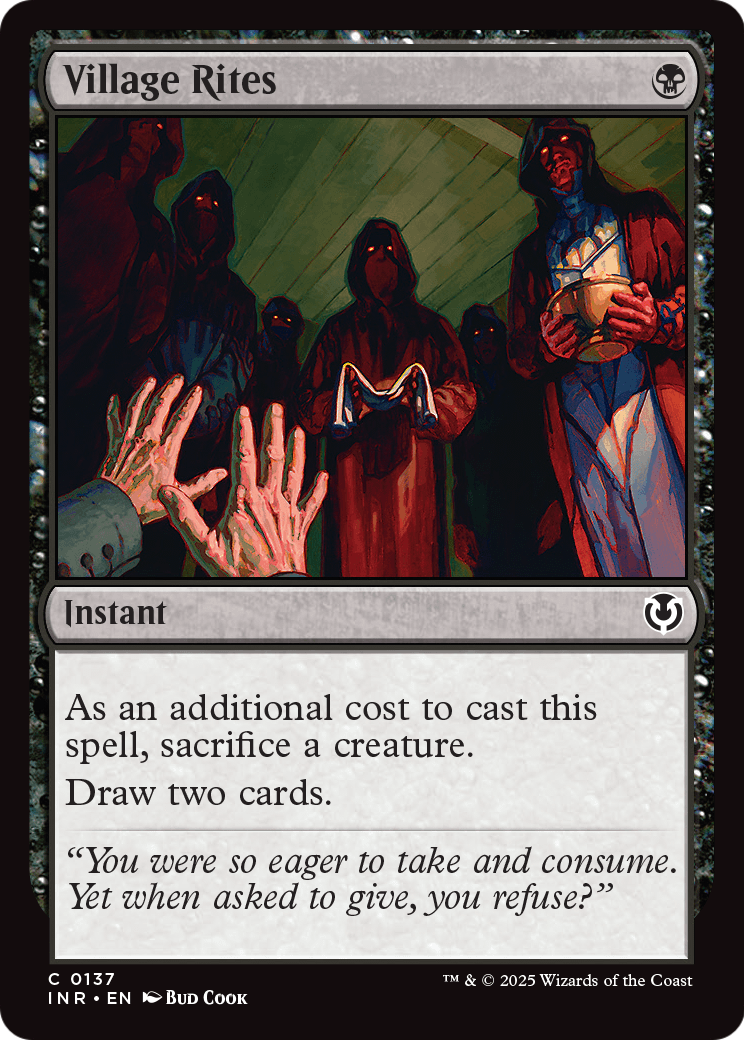 Village Rites (-137) [Innistrad Remastered]  Foil