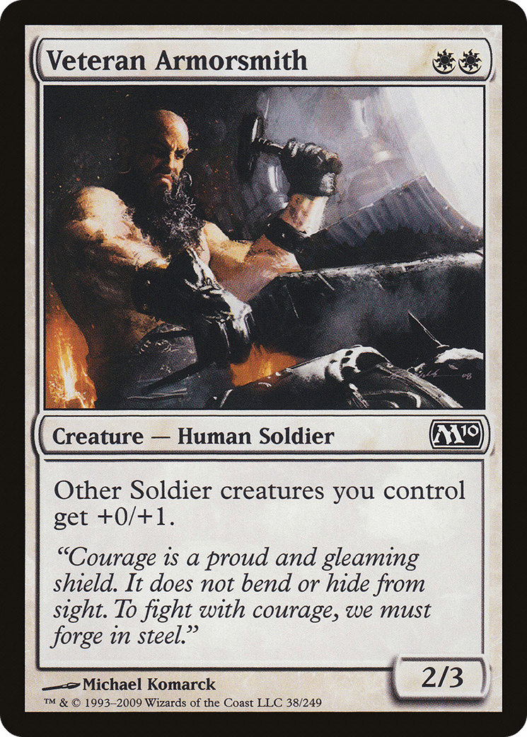 Veteran Armorsmith [Magic 2010] Foil