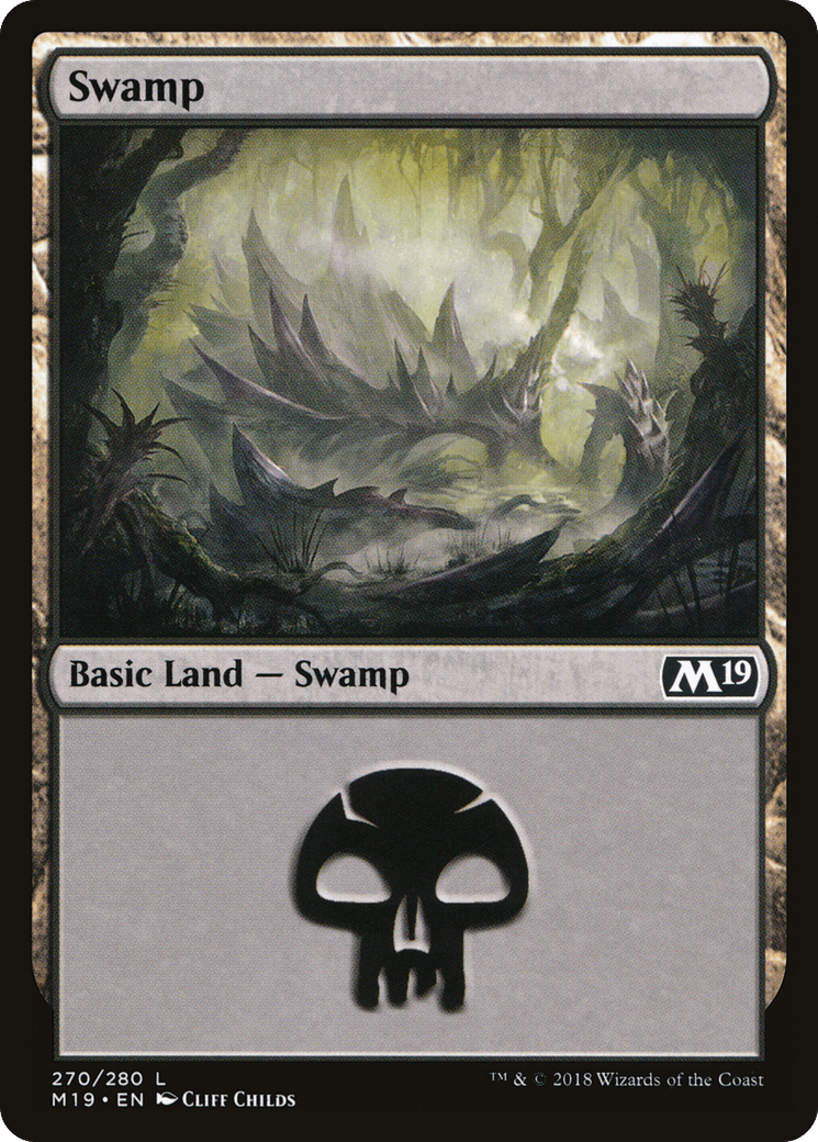 Swamp (270) [Core Set 2019] Foil