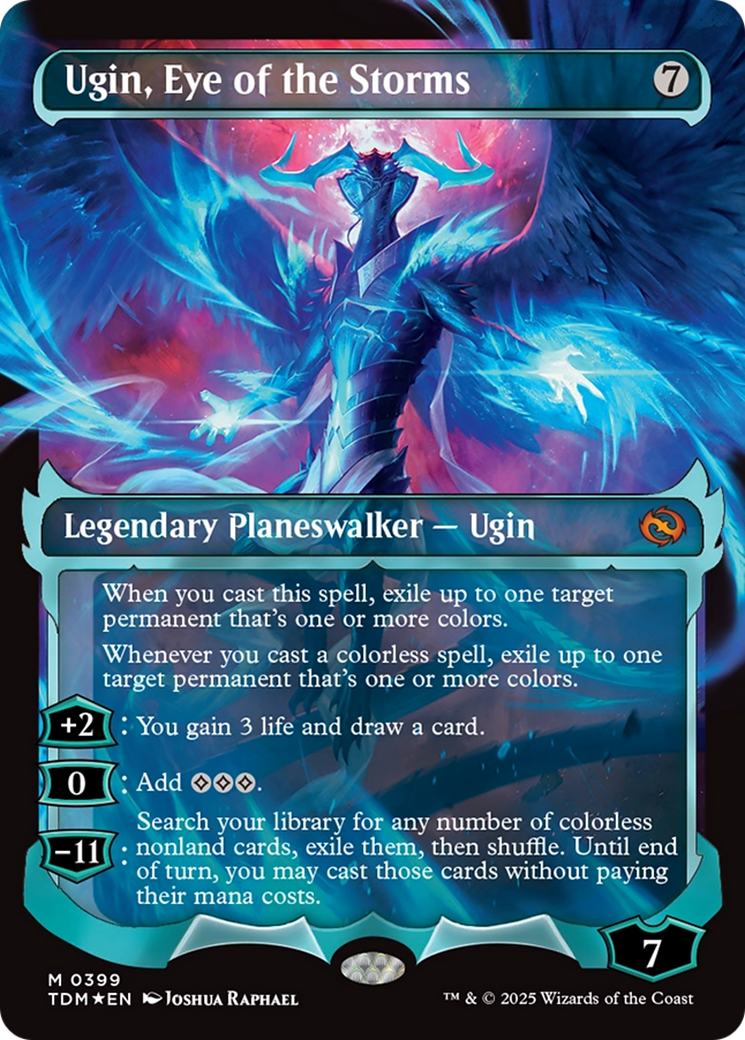 Ugin, Eye of the Storms (Showcase) (399) [Tarkir: Dragonstorm]  Foil