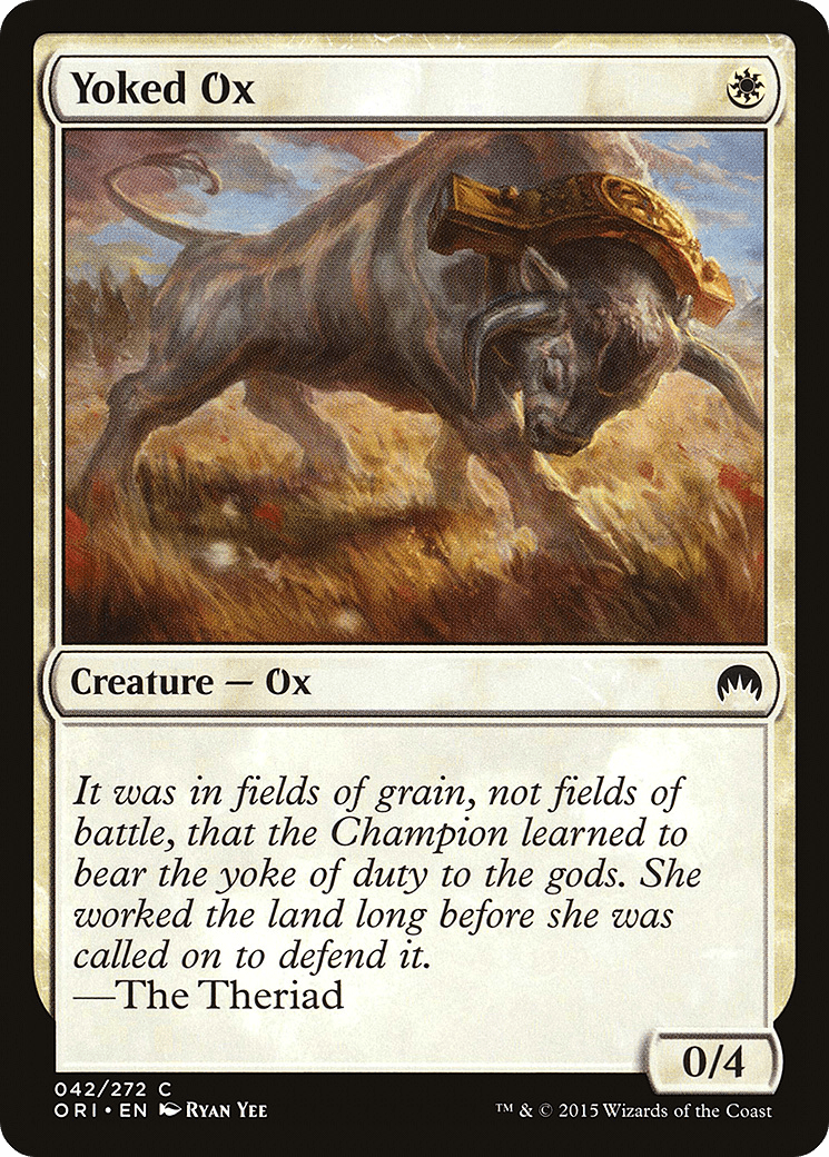 Yoked Ox [Magic Origins] Foil