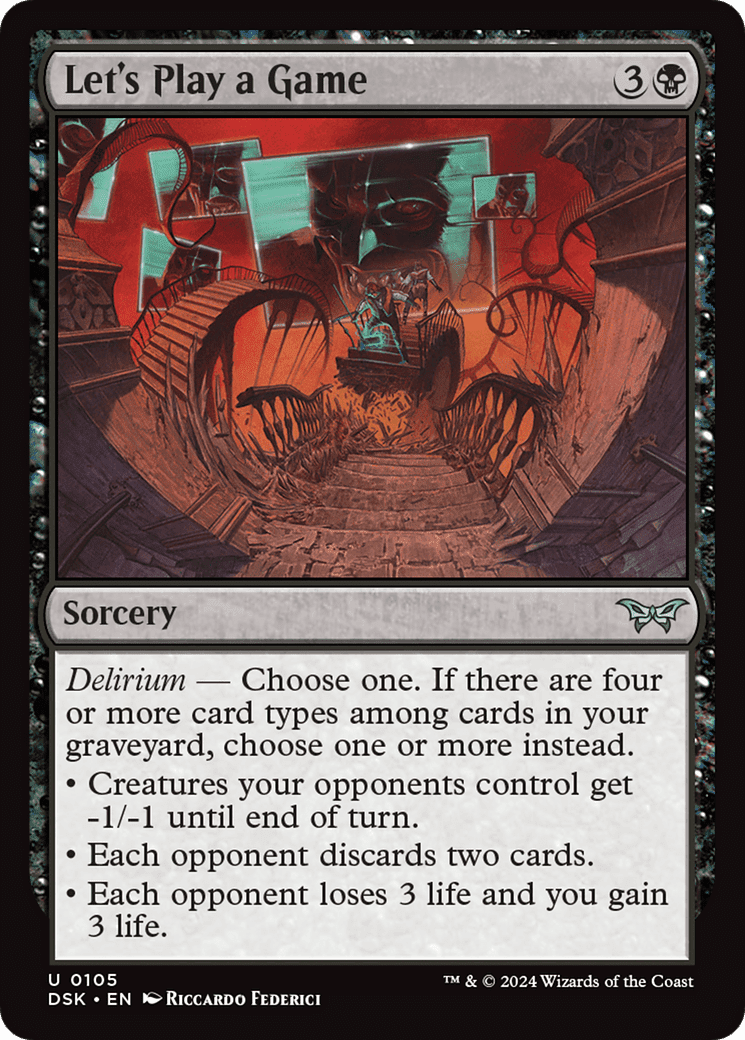 Let's Play a Game [Duskmourn: House of Horror] Foil