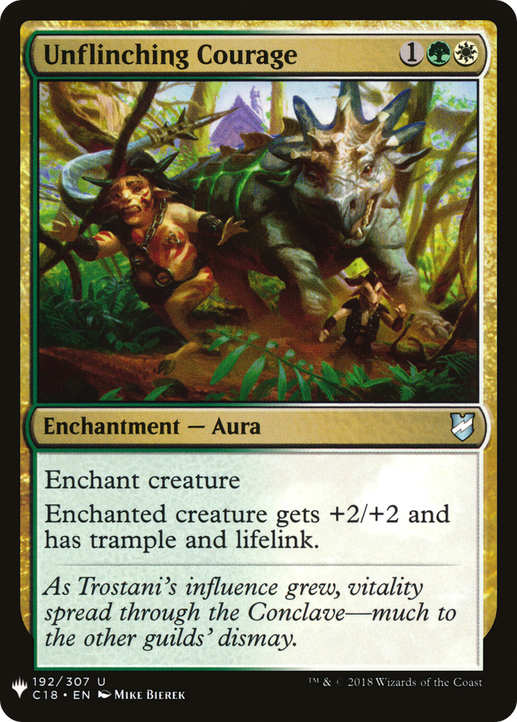 Unflinching Courage |  (C18-192) [The List]