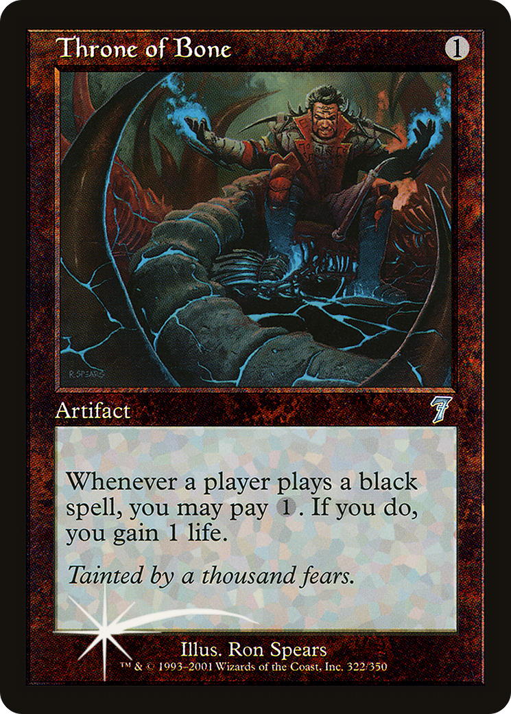 Throne of Bone [Seventh Edition] Foil