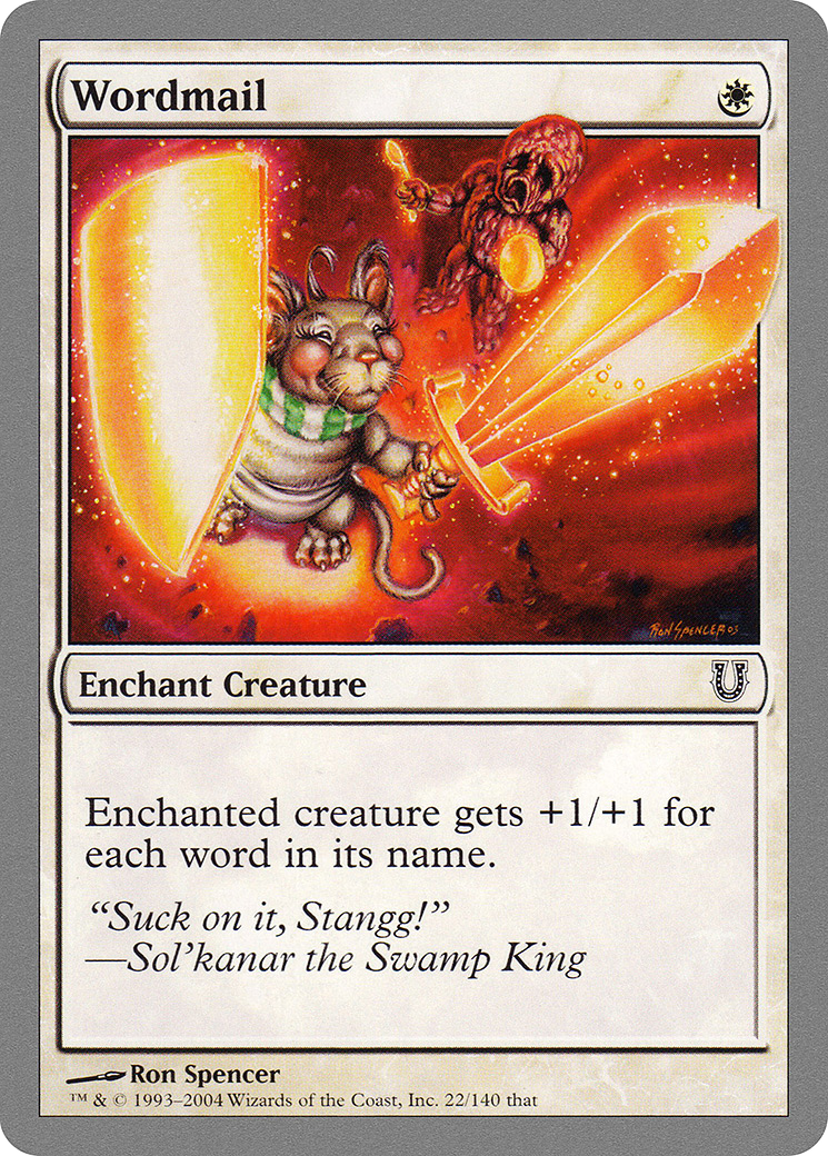 Wordmail [Unhinged] Foil