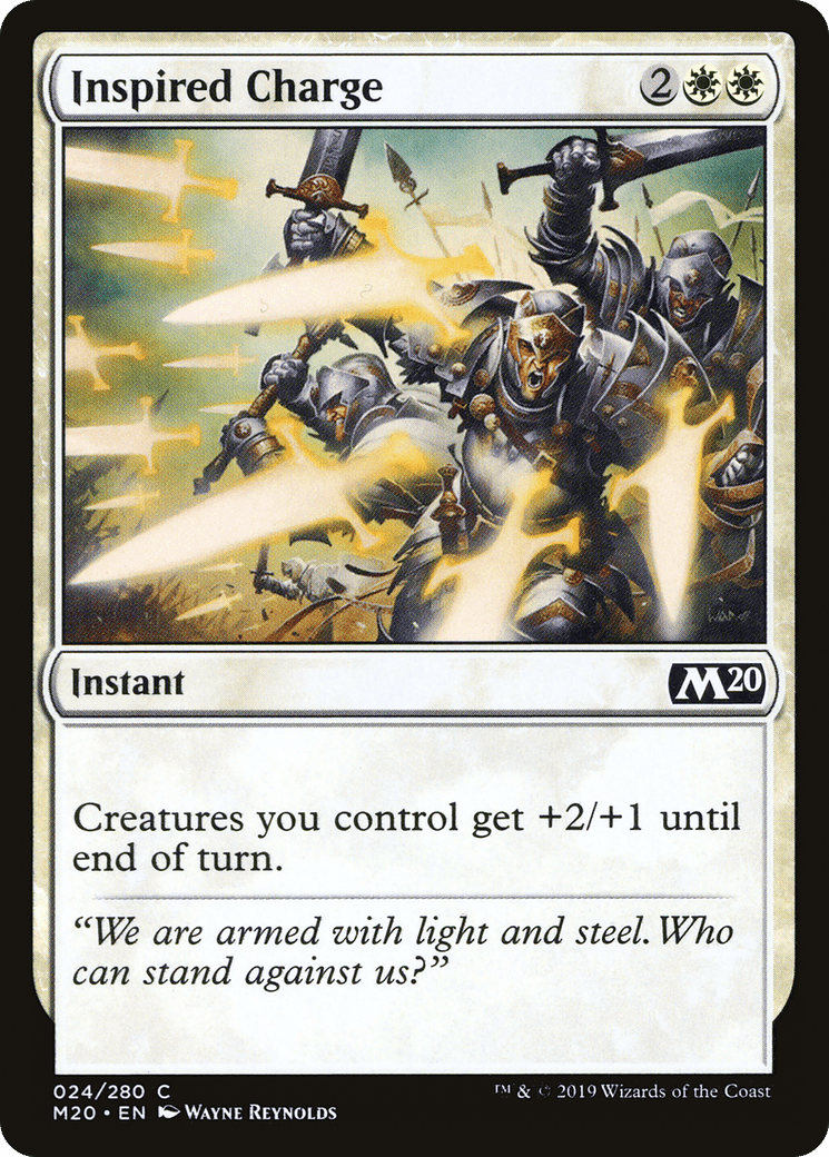 Inspired Charge [Core Set 2020] Foil