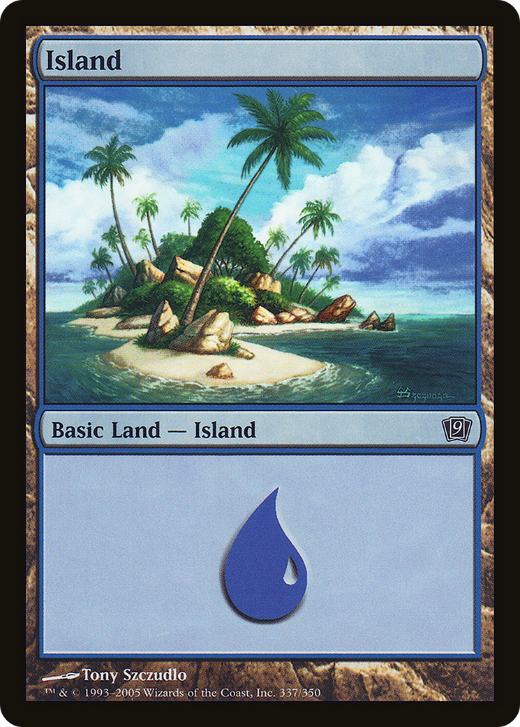 Island (337) [Ninth Edition] Foil