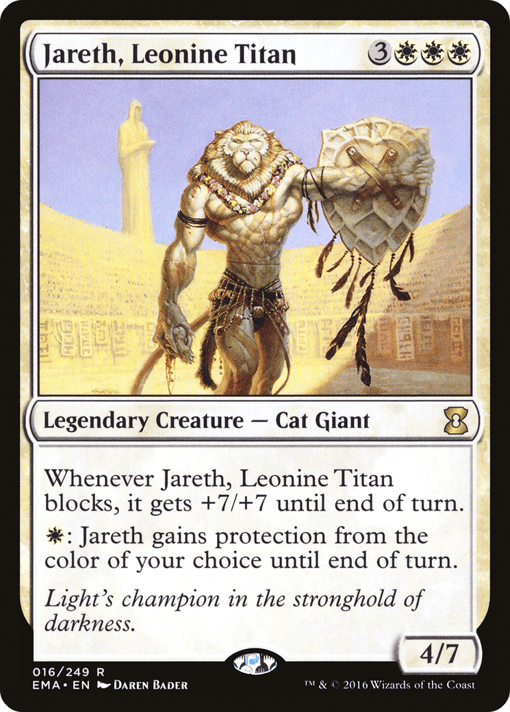 Jareth, Leonine Titan [Eternal Masters] Foil