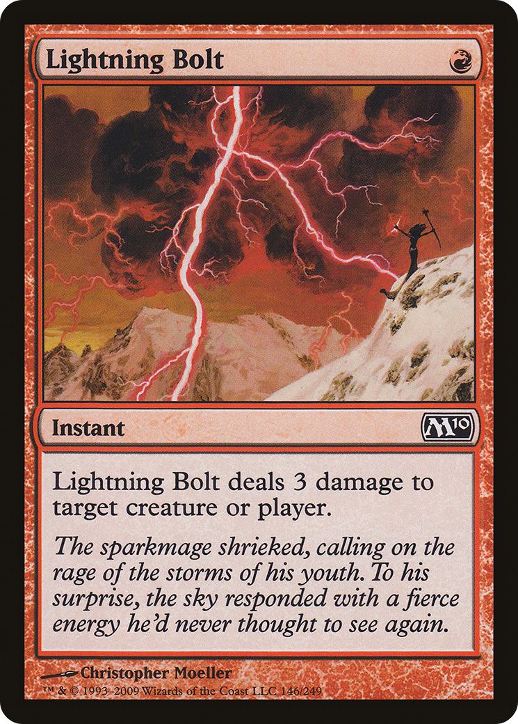 Lightning Bolt [Magic 2010] Foil
