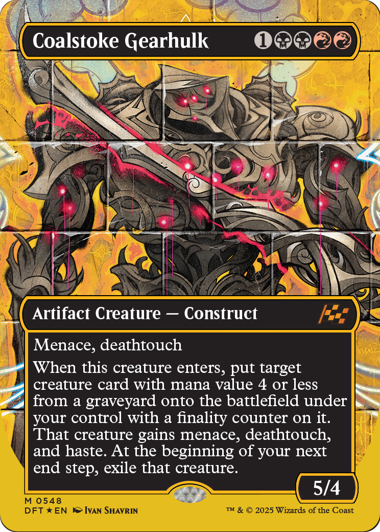 Coalstoke Gearhulk |  Foil (548) [Aetherdrift]