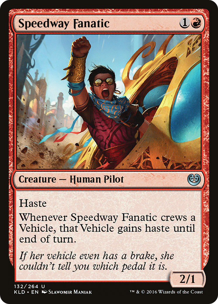 Speedway Fanatic [Kaladesh] Foil