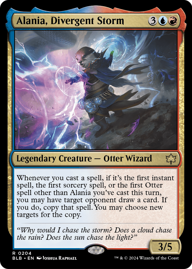 Alania, Divergent Storm [Bloomburrow] Foil