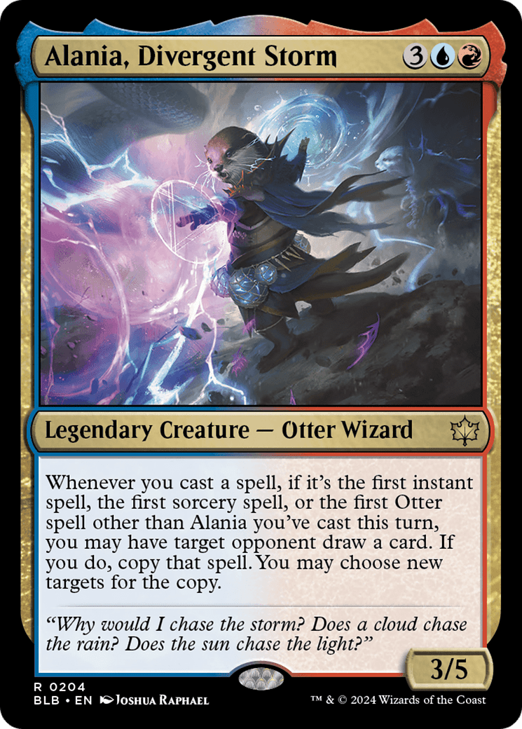 Alania, Divergent Storm [Bloomburrow] Foil